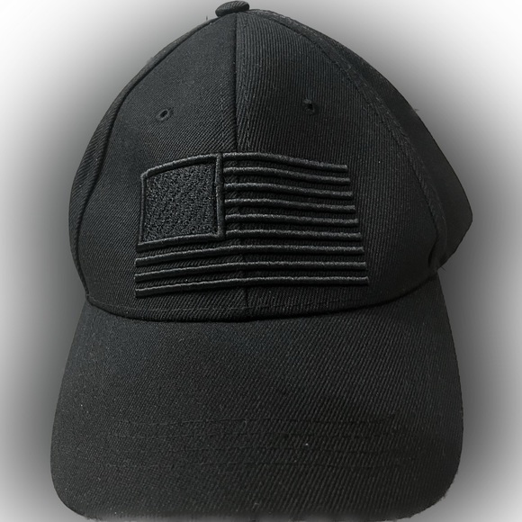 USA Men’s Women’s Embroidered Flag Hat in Black - Picture 5 of 14